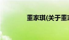 董家琪(关于董家琪的简介)