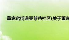 董家窑街道豆芽巷社区(关于董家窑街道豆芽巷社区的简介)