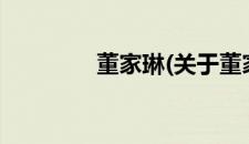 董家琳(关于董家琳的简介)