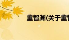 董智渊(关于董智渊的简介)