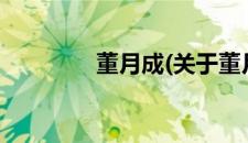 董月成(关于董月成的简介)