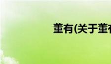 董有(关于董有的简介)