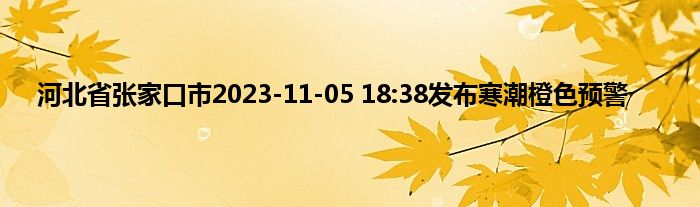 河北省张家口市2023