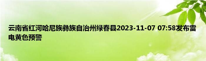 云南省红河哈尼族彝族自治州绿春县2023