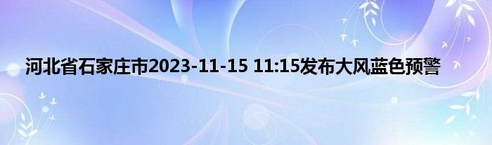 河北省石家庄市2023