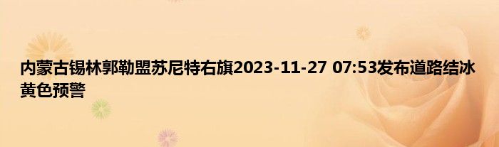 内蒙古锡林郭勒盟苏尼特右旗2023