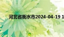 河北省衡水市2024-04-19 10:51发布大风蓝色预警